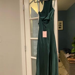 Light Minds Midi Dress Forest Green